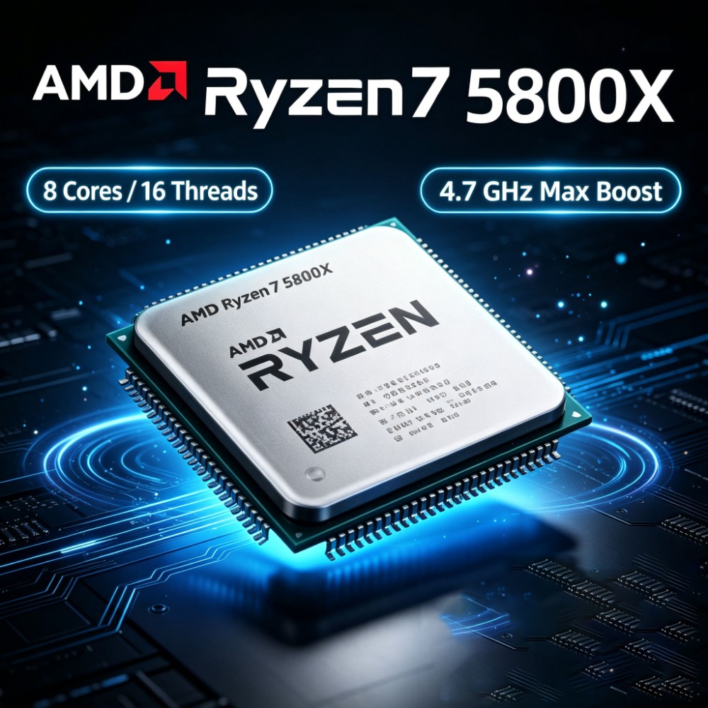 Amd Cpu Ryzen 7 - CPU AMD Ryzen 7 5800X de