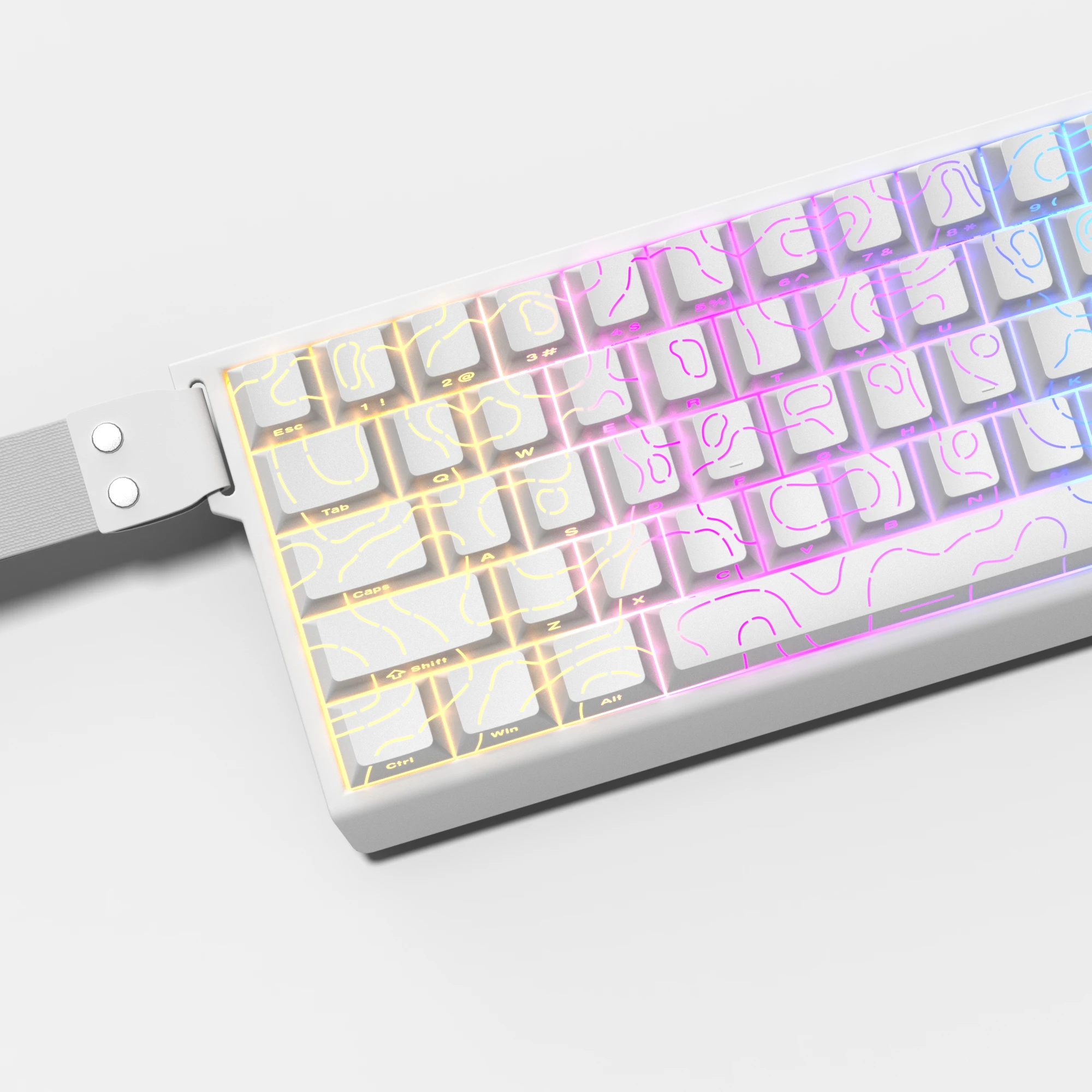 Gaming Keyboard 2026 - 2026 Super nuevo blanco topográfico 4,0