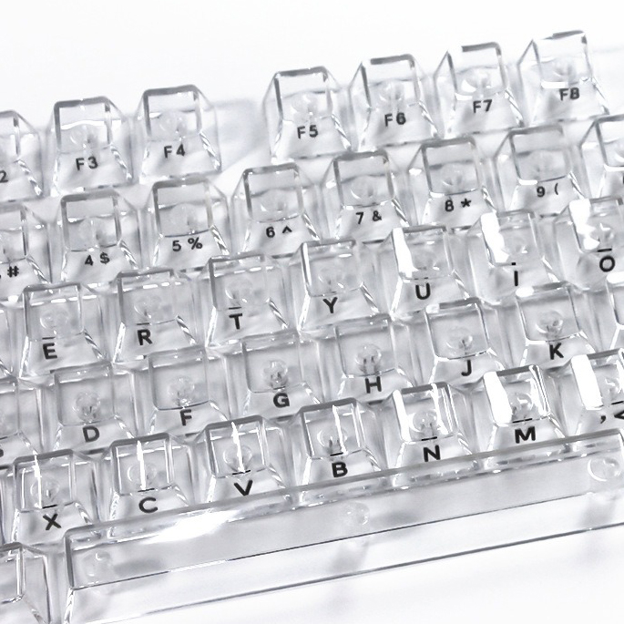 Gaming Keyboard No Rgb - Teclas de perfil Cherry transparentes de
