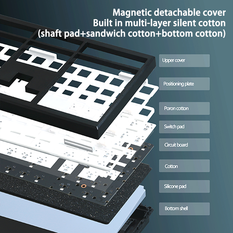 KIT de Teclado Mecánico de 108 - Gaming Keyboard Hot Swappable reseña y precio