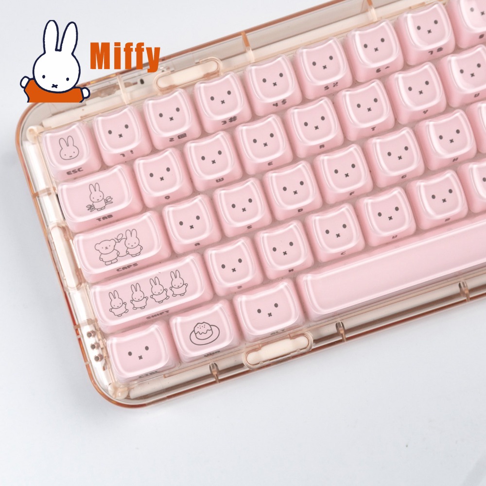 Teclas Kawaii Miffy, teclas co - Gaming Keyboard Nearby reseña y precio