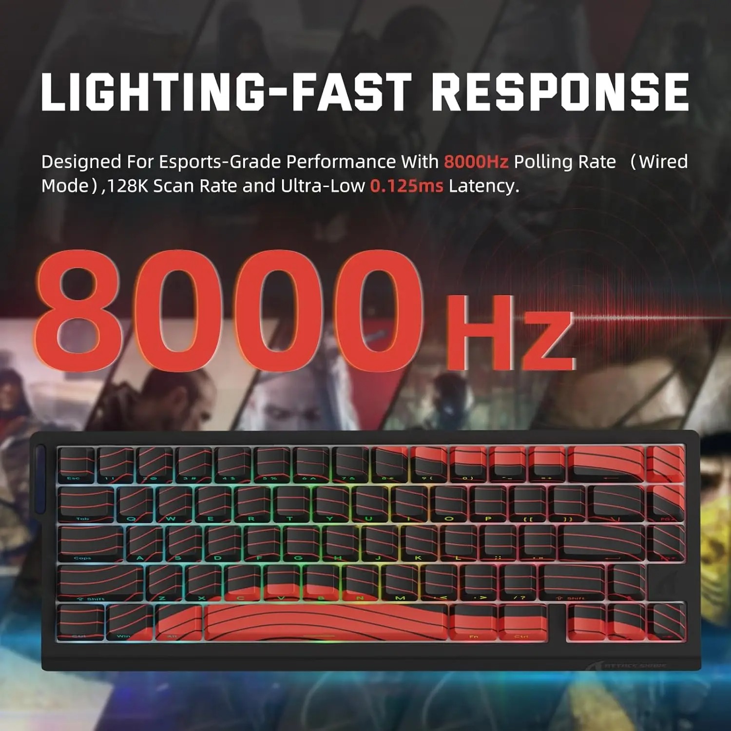 ATTACK SHARK X68 PRO HE Teclad - Gaming Keyboard Hot Swappable reseña y precio