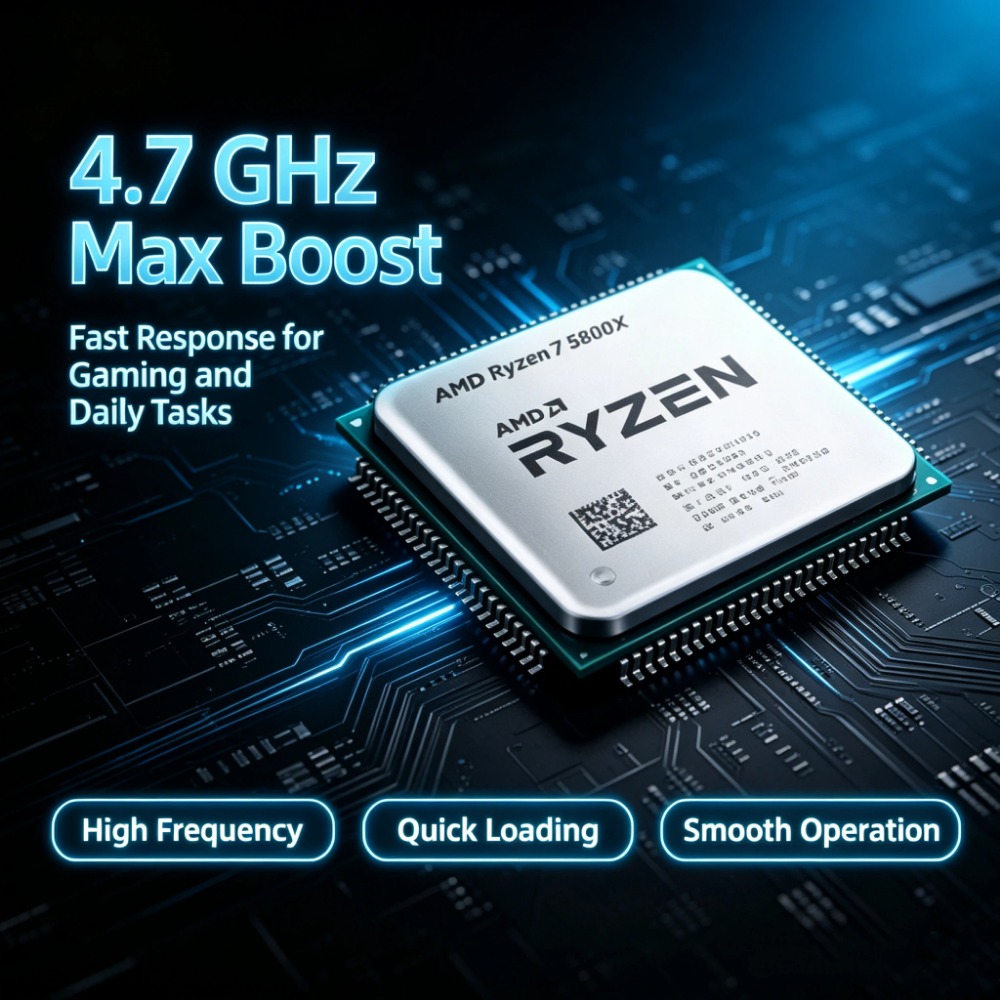 CPU AMD Ryzen 7 5800X de 8 Núc - Amd Cpu Ryzen 7 reseña y precio
