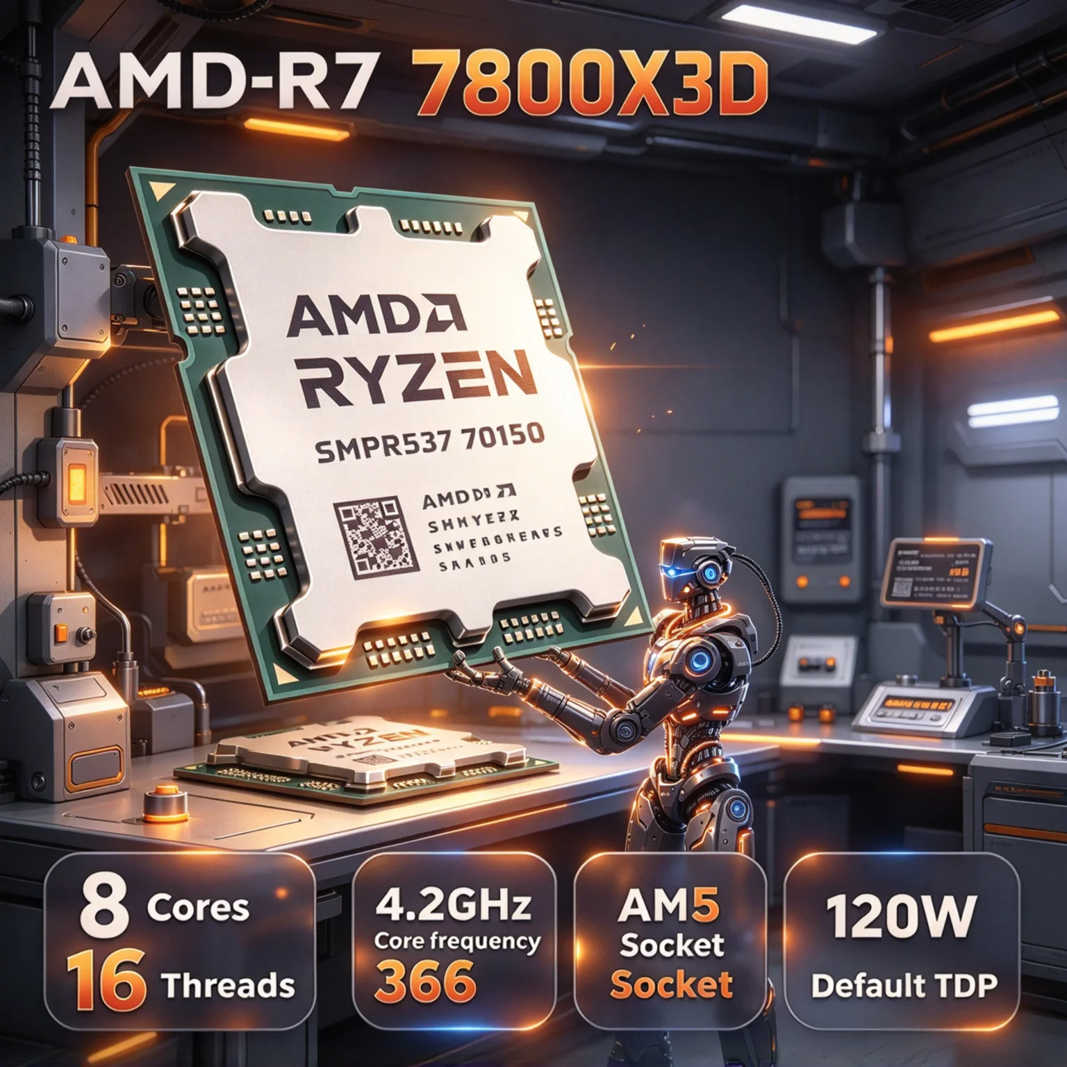NUEVA CPU AMD Ryzen 7 7800X3D  - Amd Cpu Ryzen 7 reseña y precio