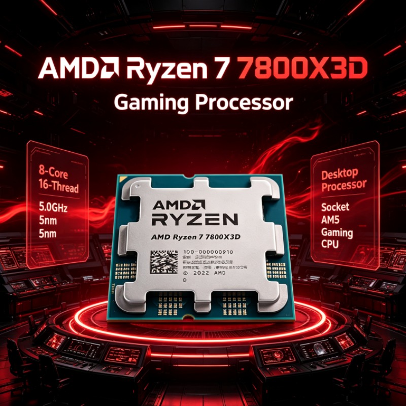 CPU AMD Ryzen 7 7800X3D para E - Amd Cpu Ryzen 7 reseña y precio