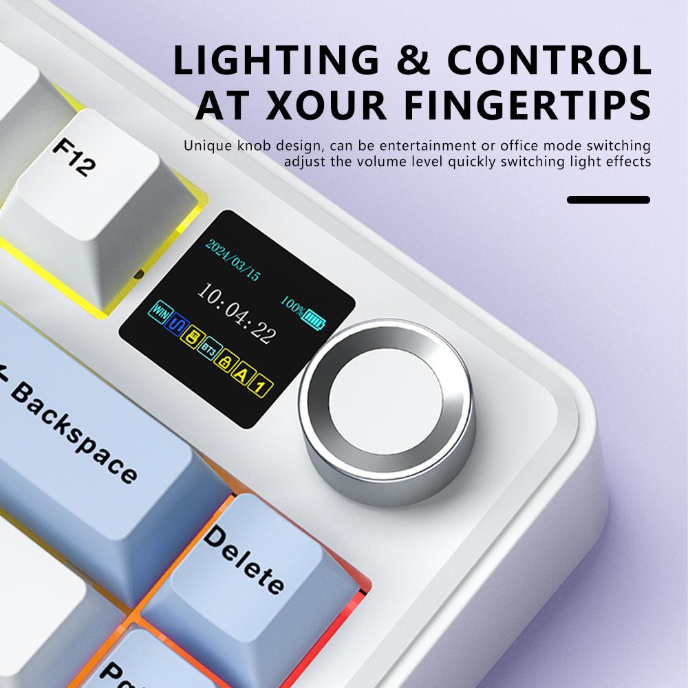 Teclado Mecánico para Juegos A - Gaming Keyboard Hot Swappable reseña y precio